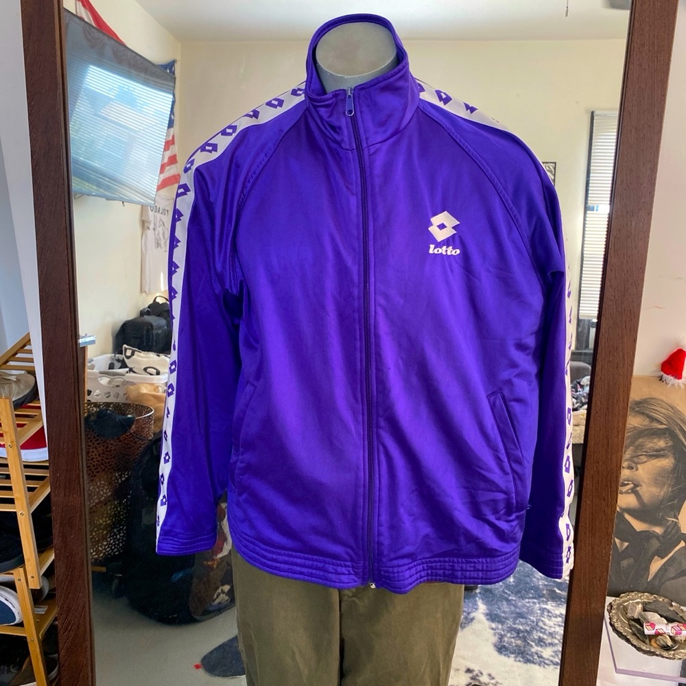 Real authentic lotto gear jump suit warm up soccer team Lotto from Italy